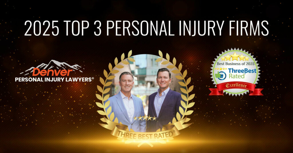 Denver Personal Injury Lawyers Named One of the Three Best Law Firms for 2025